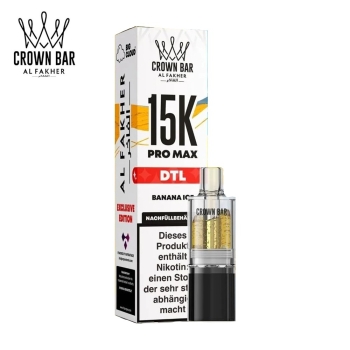 Al Fakher 15K Pro Max - Banana Ice - Pods 6mg DTL